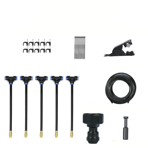 BAOPAI 360 Curved Garden Automatic Irrigation System 360 Curved Garden Automatic Irrigation System For Lawns Flower Beds Greenhouses