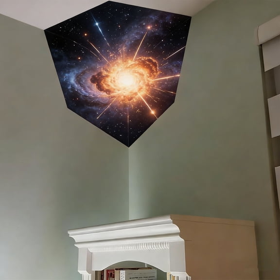 BAOPAI 3D Optical Illusion Corner Wall Stickers that Create Breathtaking Visual Effects to Reshape Reality, Perfect for Living Rooms, Offices, and Any Space