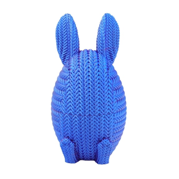 BAOPAI 3D Printed Easter Egg Fillable Ornament - Durable Plastic Easter Decoration for HomeTableMantel Display and Gift Giving - 6.7x3.5 Inches