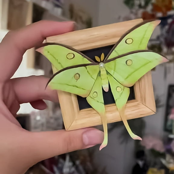 BAOPAI 3D Simulation Butterfly Refrigerator Sticker for Home Decor Artistic Color Coordinated Design Enhances Kitchen and Living Space Aesthetics