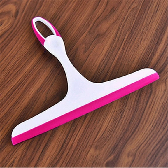 BAOPAI 9.8x8.7 Inch Enduring Window Glass Cleaner Scraper Wiper Streak-Free Tool with Soft TPR Blade for Home Office Maintenance