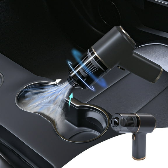 BAOPAI 9000Pa Powerful Suction Handheld Car Vacuum Cleaner for Auto RV Truck Interior Cleaning with USB Charging and Multiple Brush Heads