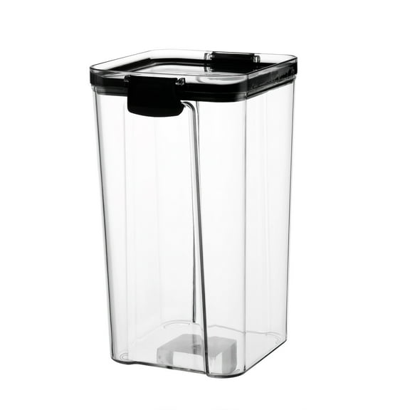 BAOPAI Airtight Food Storage Container Shatterproof Transparent Stackable Space Saving Kitchen Pantry Organizer 3.8inx3.8inx2.6in 3.7inx3.7inx3.7in 3.6inx3.7inx7.2in 3.6inx3.6inx9.6in