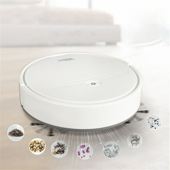 BAOPAI Automatic Robot Vacuum Cleaner with Self-Charging and Smart Mapping, 25.6-Inch Thin Design for Under Furniture Cleaning