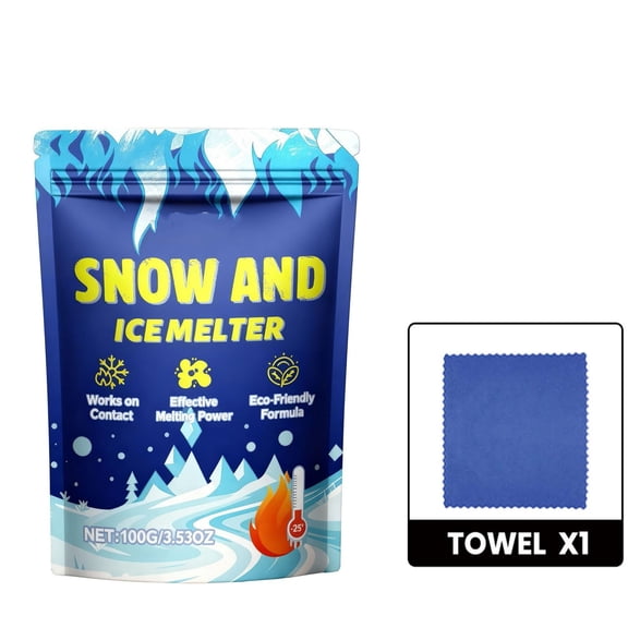 BAOPAI Automotive Ice Melt Spray for Cars Quick Melting Snow Remover for Windshields and Mirrors with Protective Layer to Prevent Ice Buildup