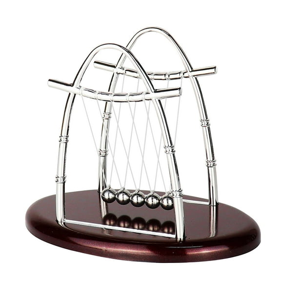 BAOPAI Balance Swing Ball Pendulum Ornament Demonstrating Conservation of Energy for Home Office Desk Decor Scientific Educational Display