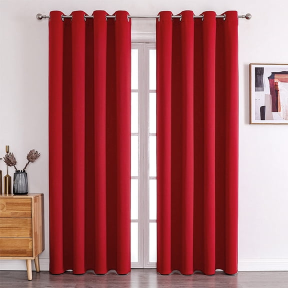 BAOPAI Blackout Curtains Panel Pair for Bedroom with Insulated Shades Elegant Design Noise Reducing and Temperature Regulating 39x51 Inches