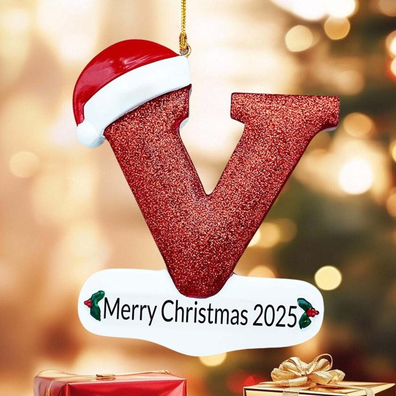 BAOPAI 3.1 In Acrylic Letter Pendant Personalized DIY Holiday Ornaments Enduring Lightweight Decor For Xmas Tree Home Party Decoration