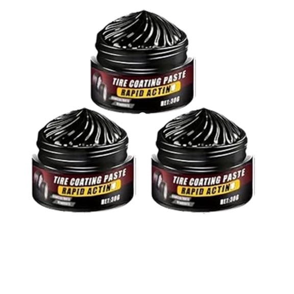 BAOPAI Car Wax - Tire and Trim Restorer with Long-Lasting Ceramic Coating, UV Protection for Tires, Plastic, Rubber, and Exterior Surfaces, Easy to Apply Vehicle Detailing Solution