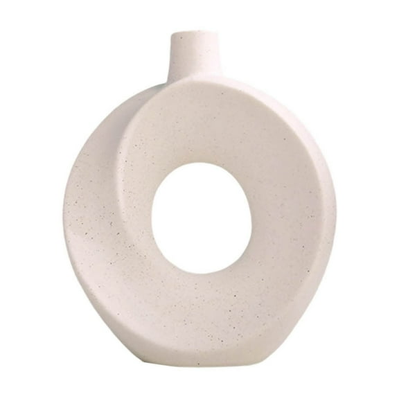 BAOPAI Ceramic Vase Art Of Donut For Home Decor Ceramic Vase Ornaments For Decoration Desktop