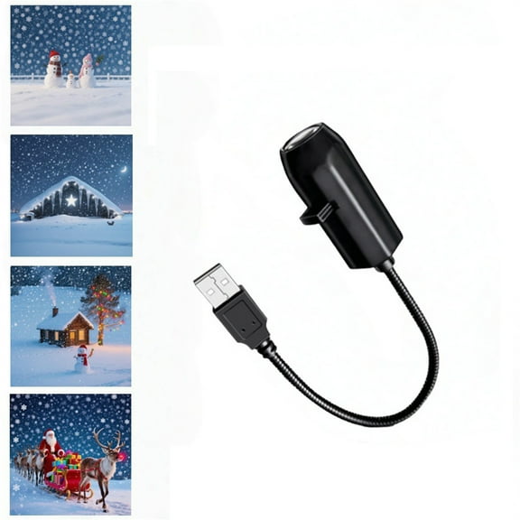 BAOPAI Christmas LED Night Light Projector with Changeable SlidesWarm Soft Light for Holiday Room Decoration and Gift Ideas