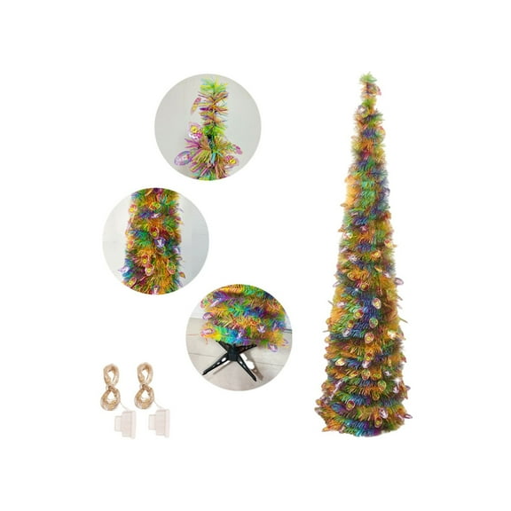 BAOPAI Christmas Tree Festival Lights Atmospheres Folding Decoration Party Christmas Tree