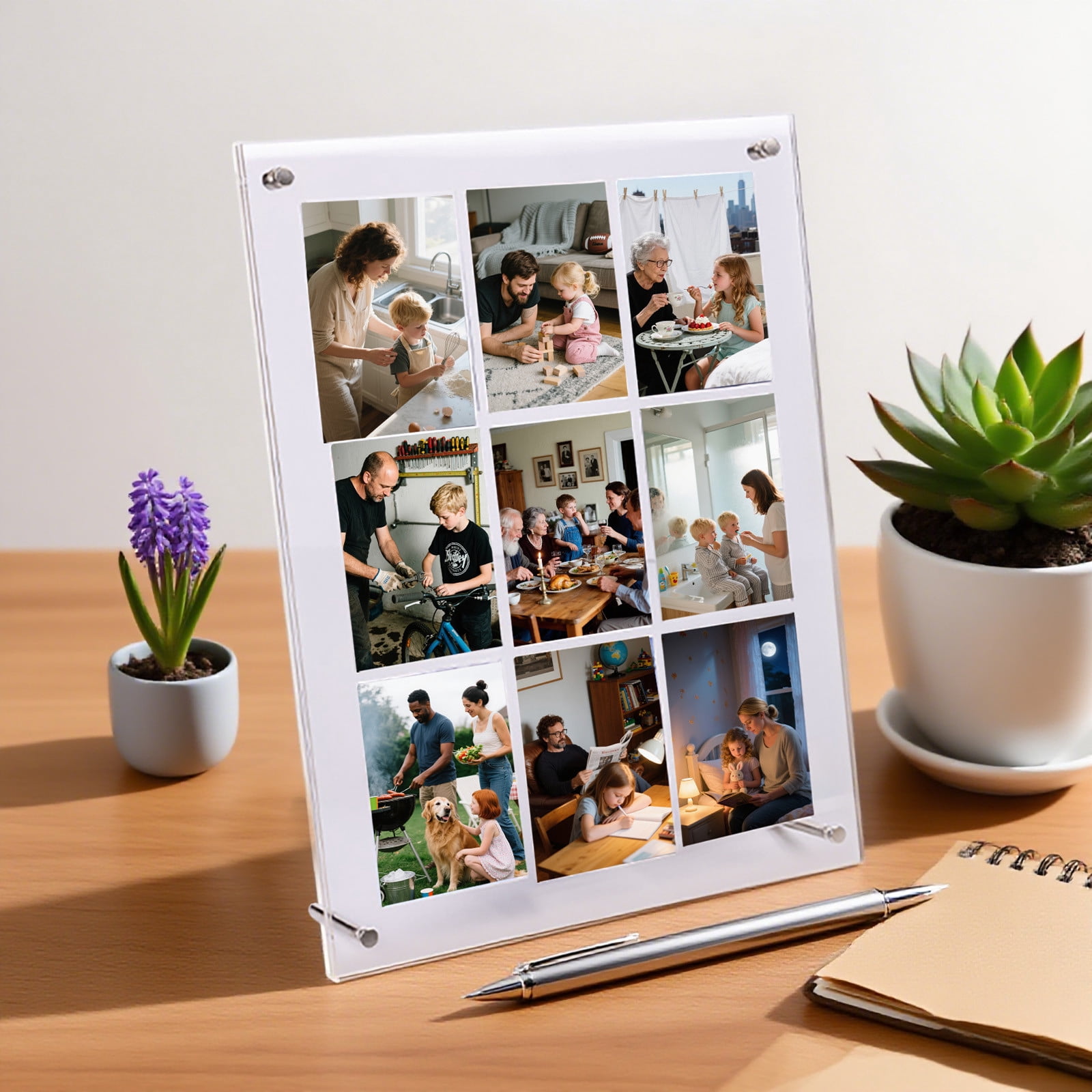 BAOPAI Customized Acrylic Photo Frame with Stand for Desktop Decoration ...