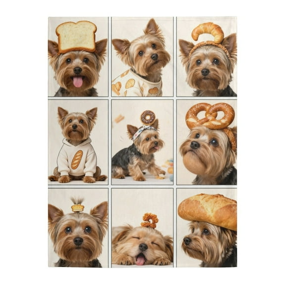 BAOPAI Customized Christmas Photo Blanket For Families Making Thick Winter Personalized Blankets With Pictures And Text Rectangular Blankets Holiday Hold 1-9 Images