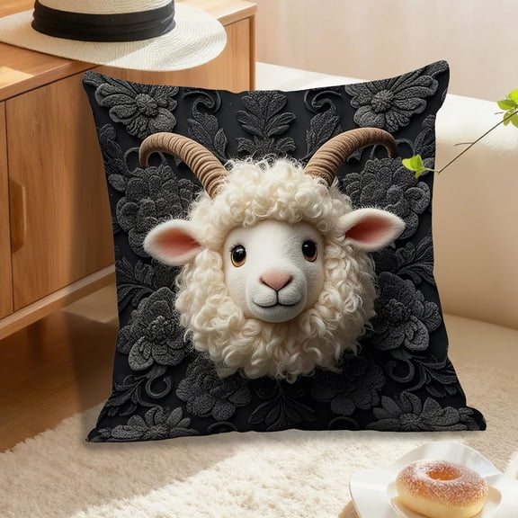 BAOPAI Cute Animals Print Pillow Cover for Sofa Living Room Bedroom Decorations Soft Durable Fabric Indoor Outdoor Use