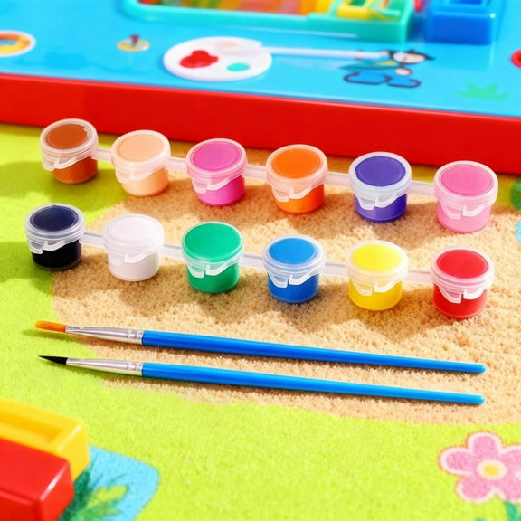 BAOPAI DIY Wooden Birds House Craft Kit With Paint Brushes Outdoor Tree Decorations Unassembled Set 2pcs