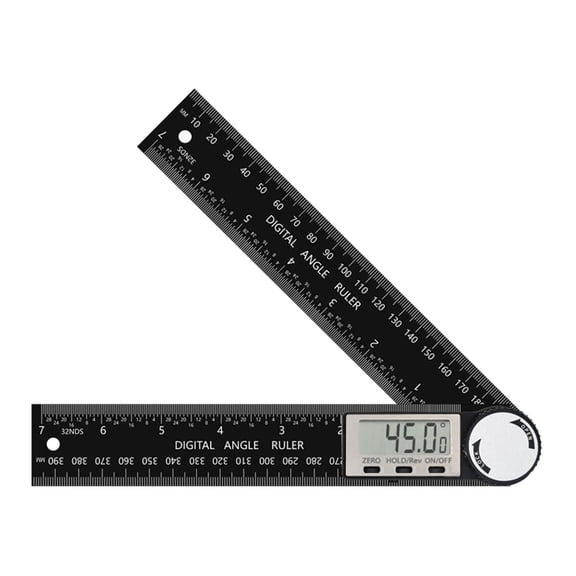 BAOPAI Digital Angle Gauge Protractor with LCD Display, ABS Plastic Material, Locking Knob for Precision Measurement, Great for Woodworking and DIY, Good New Year Gift Idea