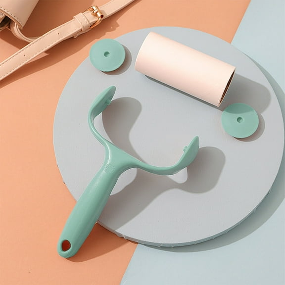 BAOPAI Extra Wide Sticker Roller for Hair and Lint Removal on Clothes Furniture and Beds with 60 Sheets Strong Adhesive Refill Papers for Pet Owners and Household Cleaning