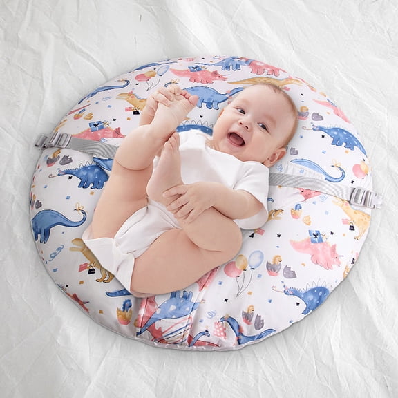 BAOPAI Feeding Pillow with 15 Degree Slope Design for Comfortable Support and Reflux Prevention Double Sided Removable Cover