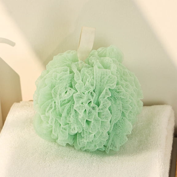 BAOPAI Good Bath Sponge for Sensitive Skin Soft and Gentle with Abundant Lather Includes Hanging Loop for Convenient Drying