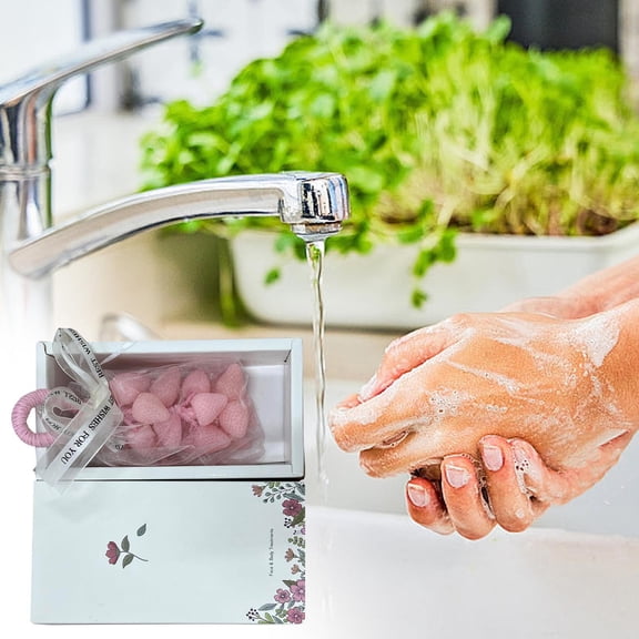 BAOPAI Handcrafted Strawberry Cluster Bar Soap with Plants-Based Ingredients and Creamy Lather for Gentle Cleansing and Decorative Bathroom Kitchen Use