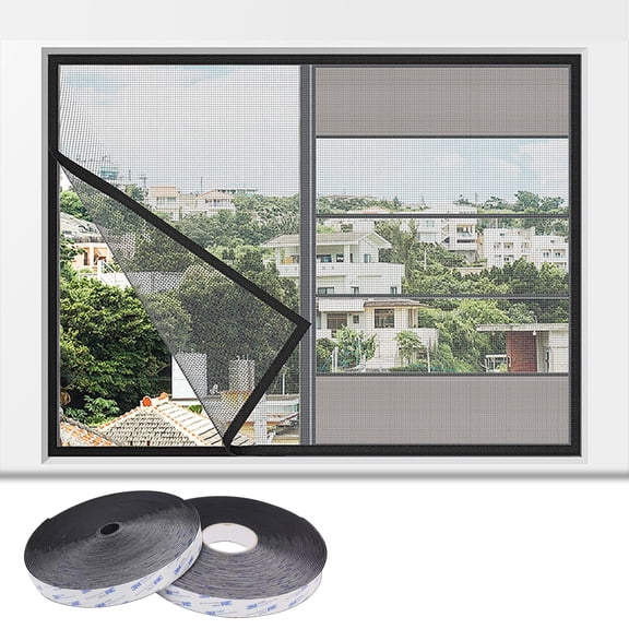 BAOPAI Heavy Duty Adhesive Hook and Loop Tape Heat Resistant up to 248°F and Cold Resistant down to 14°F for Outdoor Indoor Use 6.3 Inch Wide 10 Feet Long 6 Pack