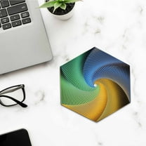 BAOPAI Hexagon Sensory Fidget Toy for Adults with Intricate Geometric Patterns Stress Relief Portable Design for Home Office Travel Enduring 3D Printed Material