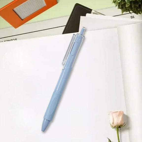 BAOPAI High Value Push Button Retractable Pen with Quick Drying Ink and 0.5mm Extra Fine Nib for Office Use Daily Writing and Problem Solving