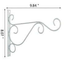 BAOPAI Indoor And Outdoor Wall Type Pot Hanging Bracket Hanger Metal Hook