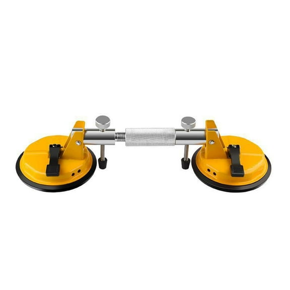 BAOPAI Industrial Strength Suction Cup Lifter for Granite Quartz Tile Floor Installation200kg Maximum Suction with Precision Adjustment KnobsErgonomic Grip Handle for Effortless Use