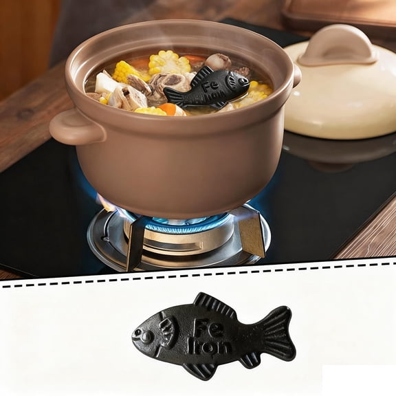 BAOPAI Iron Fish For Cooking - Natural Iron Supplement For Food And Water Against Anemia And Lack Forms - Ideal For Vegetarians Athletes