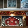 thumbnail image 1 of BAOPAI Large 157x71 Inch Christmas Garage Door Cover Nylon Multicolor Hanging Decor For Indoor Outdoor Holiday Party Backdrop With Festive Atmosphere, 1 of 6