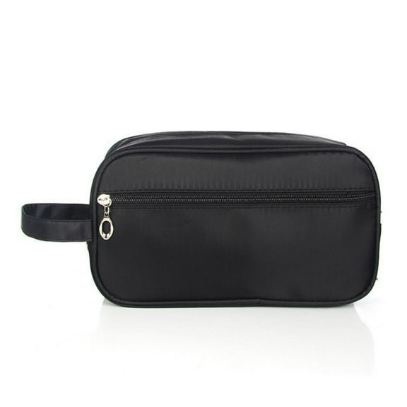 BAOPAI Large Capacity Men's Travel Toiletry Bag - Waterproof Nylon Makeup Organizer Pouch with Hanging Hook, Portable Wash Bag for Outdoor Camping, Hiking, and Daily Use