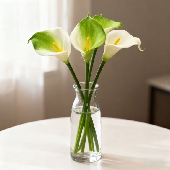 BAOPAI Lifelike Artificial Calla Lily Bouquet with realistic details for home decor wedding centerpiece and gift giving that never fades