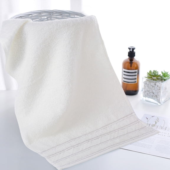 BAOPAI Luxurious Pure Cotton Bath and Face Towel - Extra Large 28.7 x 12.9 Inches Super Soft High Absorbency and Durable for Home and Spa Use