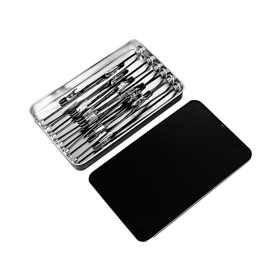 BAOPAI Magnetic Base Clip Set with Adjustable Flexible Arms and Rubber Coated Tips for Model Painting Airbrushing and Display Includes Storage Box