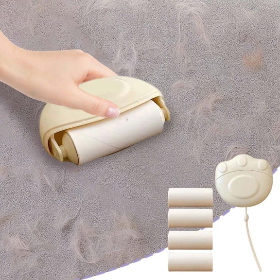 BAOPAI Mini Portable Lint Roller With Cute Cats Claw Design Easy Tear Off Sheets Strong Adhesive For Clothing Furniture Carpets Home And Travel Use