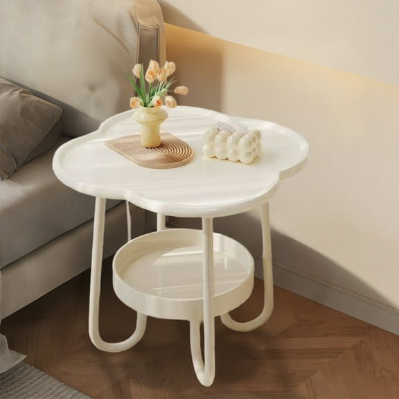 BAOPAI Modern European Style Versatile Space Saving Bedside Table Nightstand with Easy Assembly Sturdy Construction for Small Living Spaces