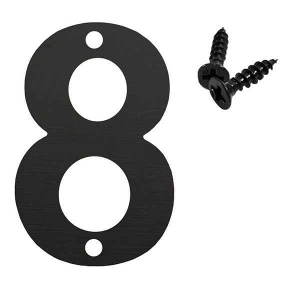 BAOPAI Modern Floating Metal House Numbers 4.7 Inch Outdoor Address Plaque with Easy Installation for Garden Garage Mailbox Weatherproof Rustproof