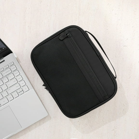 BAOPAI Multi-purpose Travel Organizer Bag for Data Cables, Mouse, Phone and Cosmetics - Portable Storage Solution with Dedicated Compartments