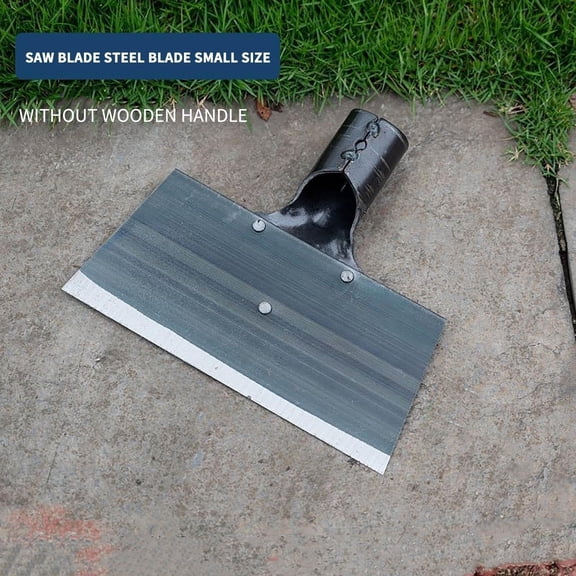 BAOPAI Multifunctional Long Handle Steel Garden Cleaning Shovel Flat Head Tool for Outdoor Weed Moss Ice and Sticker Removal from Floors Walls and Sheds