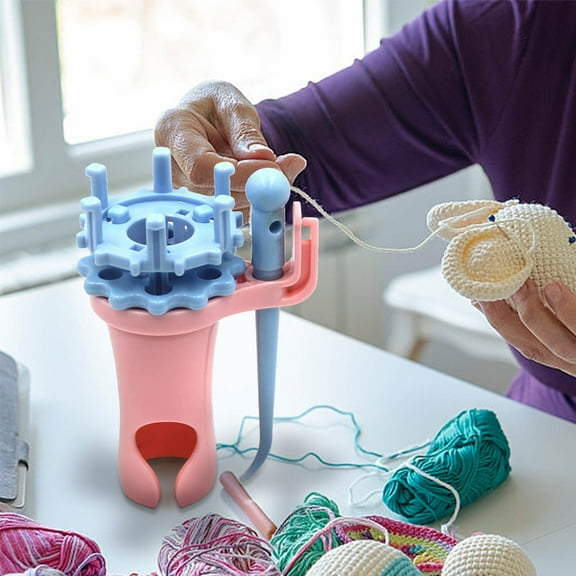 BAOPAI Multifunctional Weaving Loom Kit - Double Head Rotating Knitting Machine for DIY Scarves Bracelets Toys and Crafts Easy to Use for All Ages and Skill Levels