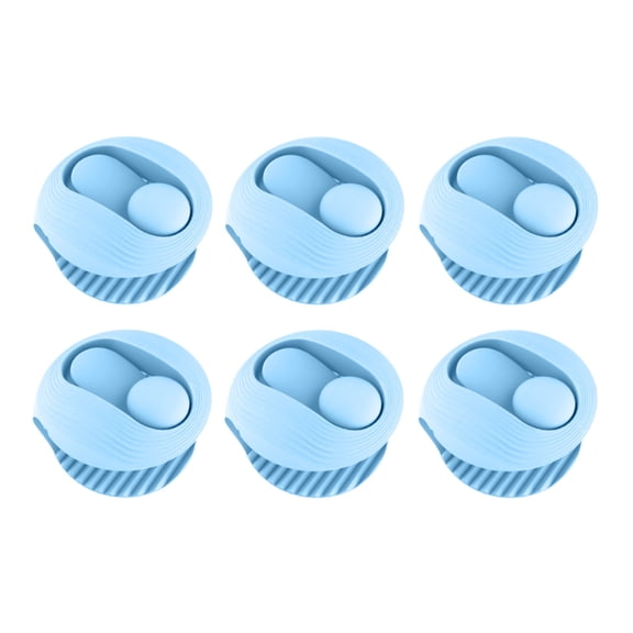BAOPAI Needle-Free Bed Sheet and Comforter Fasteners 6-Pc Set Safe for Children and Pets with Invisible Locking Soft Material Easy to Install