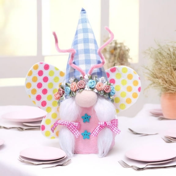 BAOPAI New Easter Dwarf Goblin Spring Faceless Rudolf Doll - Soft Fabric Plush Toy for Children Environmentally Friendly Perfect for Home Decoration and Holiday Gifts