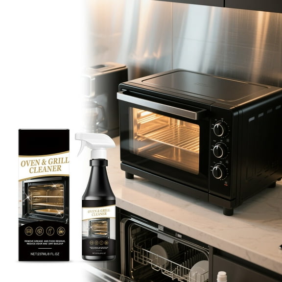 BAOPAI Oven Cleaning Spray with Clinging Foam for Tough Burnt-On Grease Fume-Free Formula Safe on Kitchen Surfaces Ideal for Ovens and Grills
