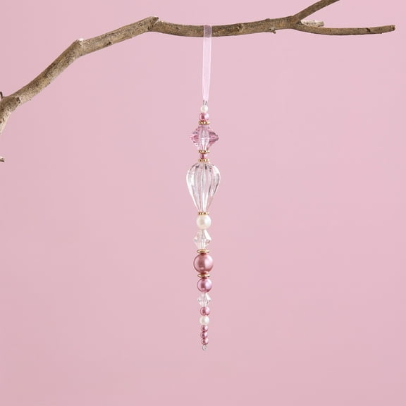 BAOPAI Pinks Acrylic Tree Pendant Elegant Holiday Wedding Party Home Festive Decoration Ornament