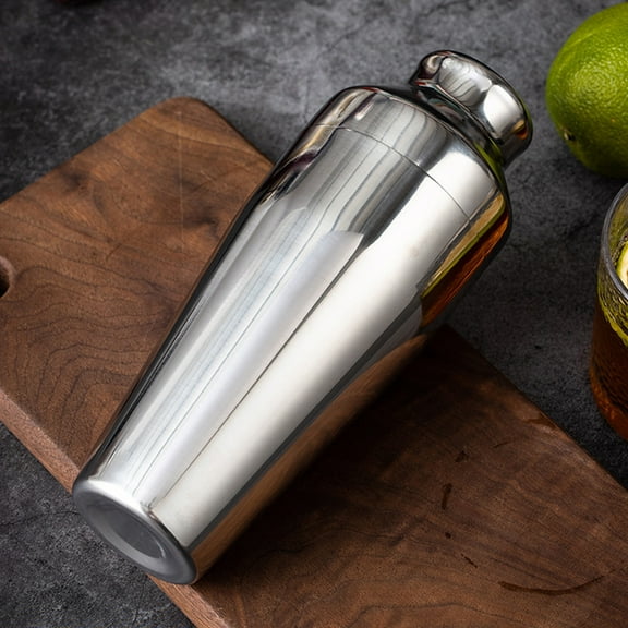 BAOPAI Professional Stainless Steel Cocktail Shaker with Measuring Scale and Leak-Proof Design 23oz Capacity for Home and Professional Bartending