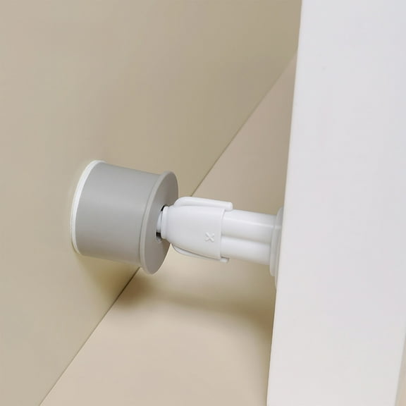 BAOPAI Punch-Free Door Stopper with Strong Suction for Silent Closing and Wall Protection - No Drill Installation for Bathroom and Bedroom Doors to Avoid Collision