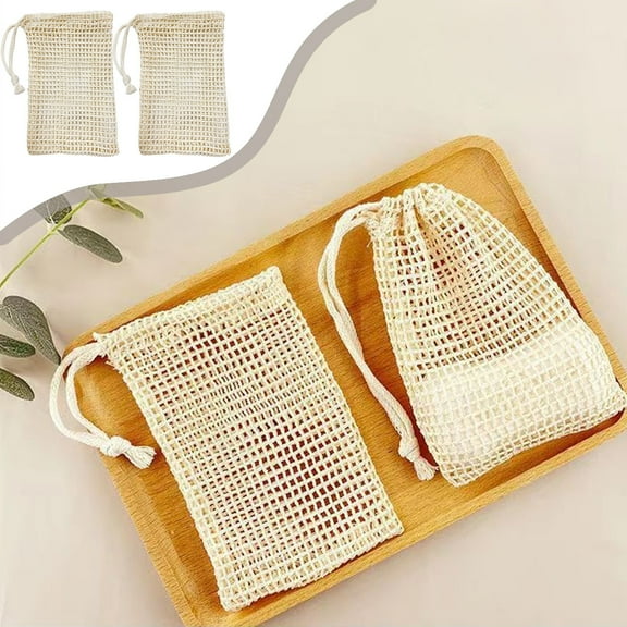 BAOPAI Ramie Soap Foaming Bag Foaming Net Bag Bath Soap Net Bag Soap Storage Bag Soap Recycling Bag Fast Foaming And Easy Drying