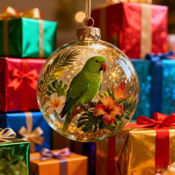 BAOPAI Sea and Forest Life Acrylic Christmas Decorations Series Enduring Hanging Ornament 2D Designs for Indoor Outdoor Christmas Party Home Decoration